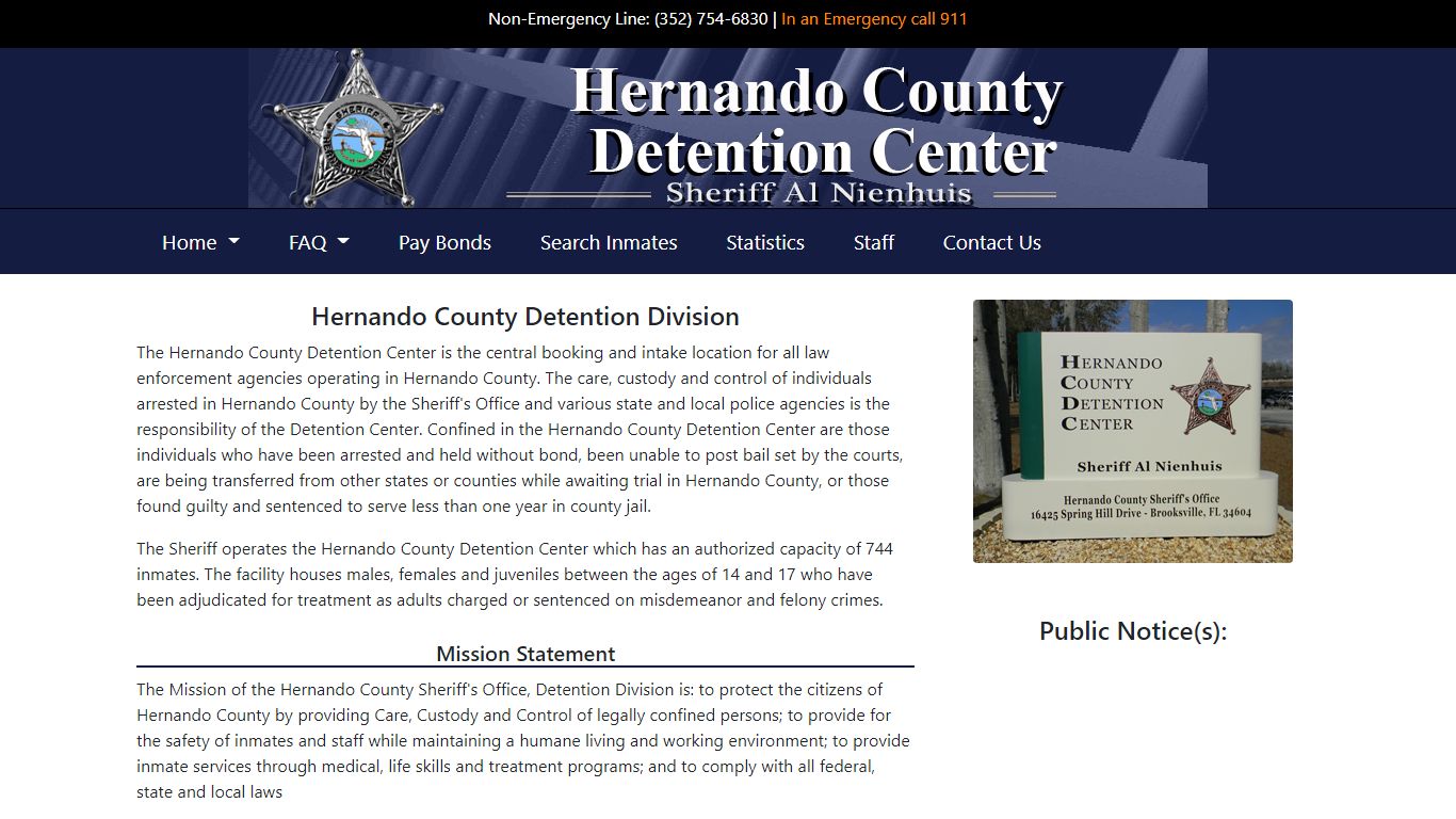 Hernando County Detention